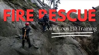 Rope Rescue Training:  Joint Coos Fire Department Operations