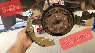 #kia pregio rear #brake shoes #2005