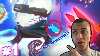 WATER IS A PROJECTILE WEAPON?? Lego Brawls Gameplay - Champion NRG Nya Review!!