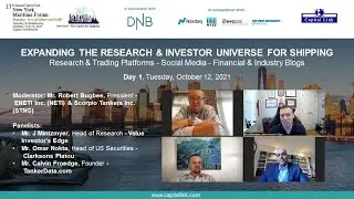 2021 13th Annual New York Maritime Forum - Expanding The Research & Investor Universe for Shipping