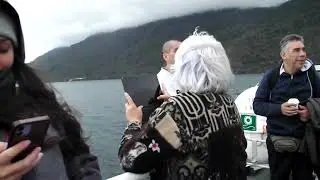 Cruzando en Transbordador desde Caleta Arena a Caleta Puelche