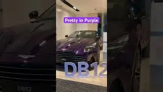 Gorgeous car, beautiful Aston Martin in purple #car #astonmartin #purple #life #fun #art
