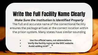 How to Address Packages for Inmates | Missouri Corrections Bookstore | Correct Mailing Guidelines