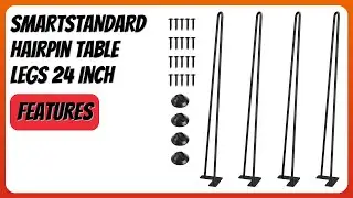 REVIEW (2026): SMARTSTANDARD Hairpin Table Legs 24 Inch. Features
