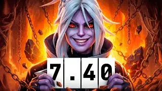 ТОП 1 РАНГ на DROW RANGER - ИМБА ПАТЧА 7.40b Dota 2