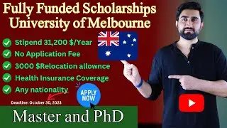 FULLY FUNDED UNIVERSITY OF MELBOURNE SCHOLARSHIPS IN AUSTRALIA |MOVE TO AUSTRALIA FOR FREE IN 2023