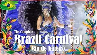The Brazil Carnival in RIO - Fantastic Samba Music, Dance Show and Parade - Part 1
