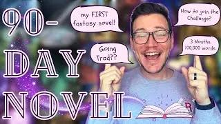 Announcing the ✨90-Day Novel✨ WRITING CHALLENGE!! + HUGE channel updates and how to join!