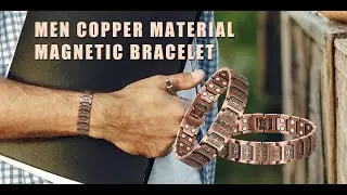 RainSo Men Copper Magnetic Therapy Bracelet: The Perfect Blend of Health and Style!