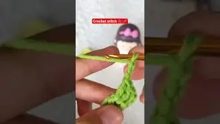 Crochet stitch 🧶🪡 #shorts  #crochet #stitch #how #love #craft #trending #shakera #shakerastouch