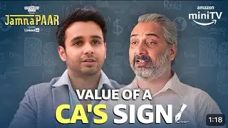 The value of a chartered accountant sign ✍️ | jamnapaar l CA life l motivation web series | #amazon