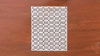 Easy Zentangle Pattern || Zentangle Art. 