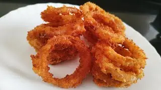 Onion Rings Recipe | Easy and Quick recipe | how to make Crispy Onion Rings | tea time snacks recipe