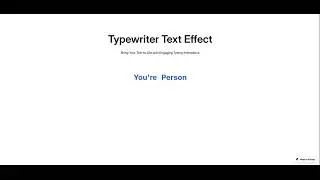 Text Animation Magic in Framer | Typewriter Effect Explained | Free Components | Mr. Framer