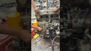 How to JCB engine oil pressure check #shortsfeed #automobile #repair #clarence #mechanic #cleaning