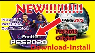 تحميلPES 2013 FULL Update | Transfer 2020 PESEdit 14.0 | arabic commentary | on mediafire | For PC