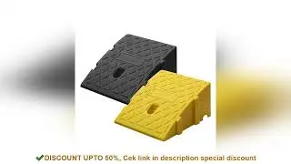 Car Slope Ramp Curb Ramp Curb Ramp Plastic 13cm Height Threshold Driveway Ramp Free Splicing Anti Sl