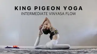 King Pigeon Yoga &bull; 45-Minute Intermediate Vinyasa Flow for Hips & Shoulders