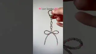 bow key ring 🎀🩷