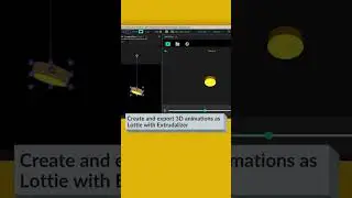 How to create and export 3D animations as Lottie with Extrudalizer