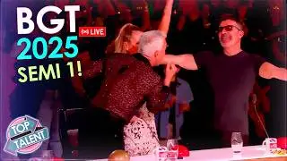 BGT 2025 Semi-Finals - BEST Auditions on Semi-Final 1 & Results! (Week 9)
