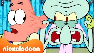 Squidward & Patrick Do NOT Get Along | SpongeBob SquarePants | Nickelodeon UK
