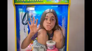 Little Mama is STUCK in the Claw Machine!😮