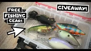 Summer Fishing GIVEAWAY! Topwater Frog, Whopper Plopper, Lipless, Squarebill, Deep Diving Crankbait!