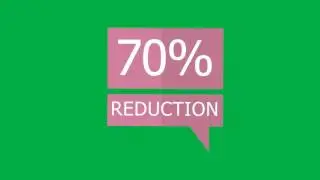 Speech Bubble 70% REDUCTION Green Screen