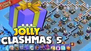 How To Easily 3 Star Jolly Clashmas Challenge #5 (Clash of Clans)