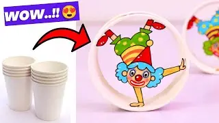 Very Funny Rolling Joker !! Paper cup craft ideas / diy crafts