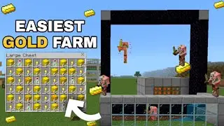 Best Simple 1.20 GOLD XP Farm TUTORIAL in Minecraft Bedrock | gold xp farm for minecraft pe 1.20