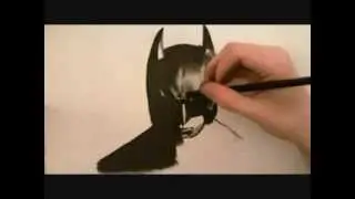 Speed Drawing of Batman (Charcoal)