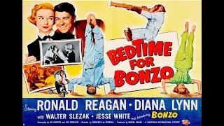 BEDTIME FOR BONZO w/ Ronald Reagan (1951) | 𝙁𝙪𝙡𝙡 𝙈𝙤𝙫𝙞𝙚🎥 𝙃𝘿