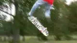 huge heelflip off a kicker