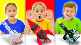 Крис и его друзья — Испытание игрушечной ракетой