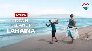 TOWN CLEANUP in LAINA - LOVE THE SEA