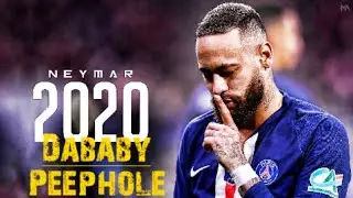 Neymar Jr skills and goals Dababy Peephole in Football