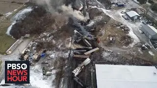 Ohio town searches for answers months after toxic train derailment