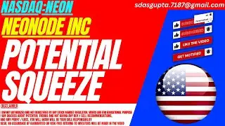 POTENTIAL SQUEEZE : NEON STOCK ANALYSIS | NEONODE INC STOCK