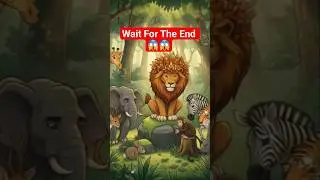 Jungle Me Sabha || Short Story || Hindi Kahani || # monkey #lion #viralvideo #viralshorts
