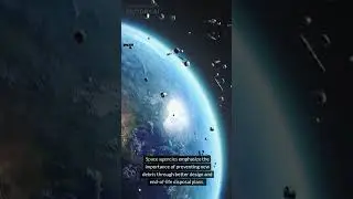 #space Addressing the Growing Threat of Space Debris in Earth's Orbit
