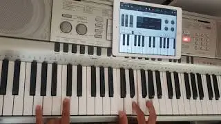 Cadena de coros congregacionales como tocar en el piano.cadena de coritos tutorial piano.