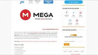 Best MEGA.nz Checker Download [Beta] By Crank