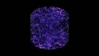 The Cosmic Web in 360! ELEPHANT simulation with 500 Mpc/h per side box -- 126,917,310 particles!