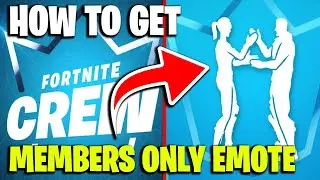 New Fortnite Members Only Emote & How To Get It Free |( Fortnite Crew)