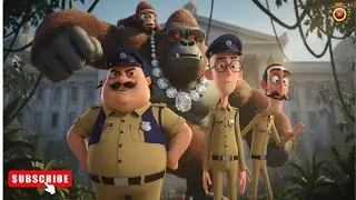 Motu Patlu Police vs Gorilla 😱 | King Crown Museum Robbery | New Hindi Cartoon Episode 2026