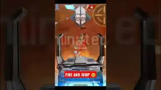 Fire and Jump! Watch! Apex legends Shorts😆