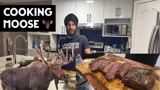 Cooking Moose Roast | Punjabi cooking vlog | #moose #cookingvlog #punjabi #punjabicooking #punjab