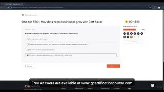 SEMrush GA4 for SEO &ndash; How data helps businesses grow with Jeff Sauer Exam Answers | Live Pass